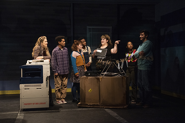 Bonnie Milligan and the cast of Kimberly Akimbo