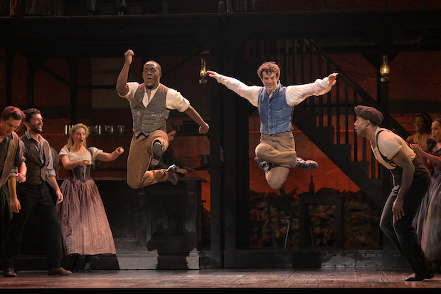 Sidney DuPont plays Joah, and as A.J. Shively plays Owen in Paradise Square on Broadway.